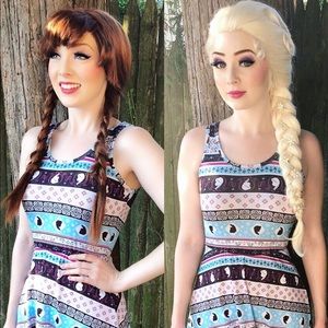 Hot Topic Frozen Skater Dress